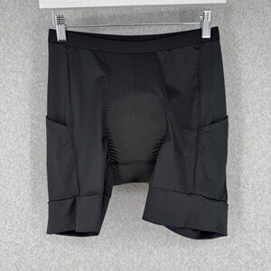 REI Co-op Womens Link Padded Liner Shorts Size M Black Stretch Outdoor Cycling
